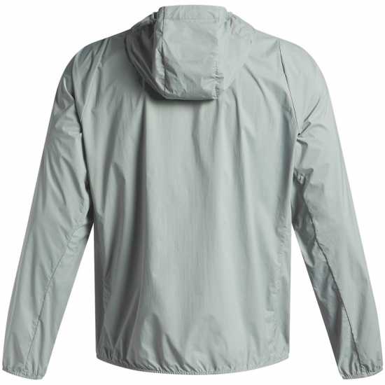 Under Armour Men's Launch Lightweight Water Resistant Wind Resistant Packable Performance Running Jacket Green 