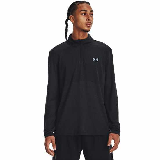 Under Armour Мъжко Горнище За Бягане Armour Ua Seamless Stride Quarter Zip Running Top Mens Under Armour Мъжко Горнище За Бягане Armour Ua Seamless Stride Quarter Zip Running Top Mens