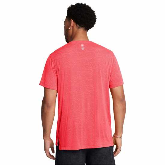 Under Armour Мъжка Риза Launch Camo Running T-Shirt Mens Racer Red Мъжки дрехи за бягане