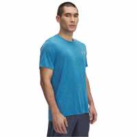Мъжки дрехи за бягане Under Armour Мъжка Риза Launch Camo Running T-Shirt Mens Blue/Reflective Under Armour Мъжка Риза Launch Camo Running T-Shirt Mens Blue/Reflective Мъжки дрехи за бягане