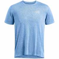 Under Armour Мъжка Риза Launch Camo Running T-Shirt Mens Синьо Мъжки дрехи за бягане