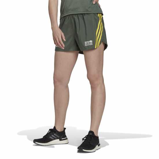 Adidas Дамски Шорти Berlin Marathon 2022 Run Icons 3-Stripes Running Shorts Womens  Дамски клинове за фитнес