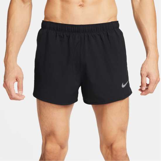 Nike Fast Men's Dri-FIT 3 Brief-Lined Running Shorts Черно/сребро 