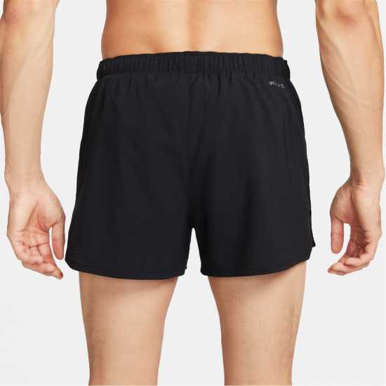 Nike Fast Men's Dri-FIT 3 Brief-Lined Running Shorts Черно/сребро 