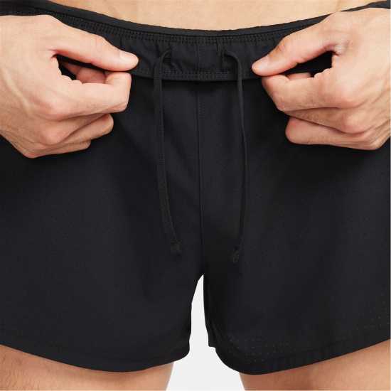 Nike Fast Men's Dri-FIT 3 Brief-Lined Running Shorts Черно/сребро 