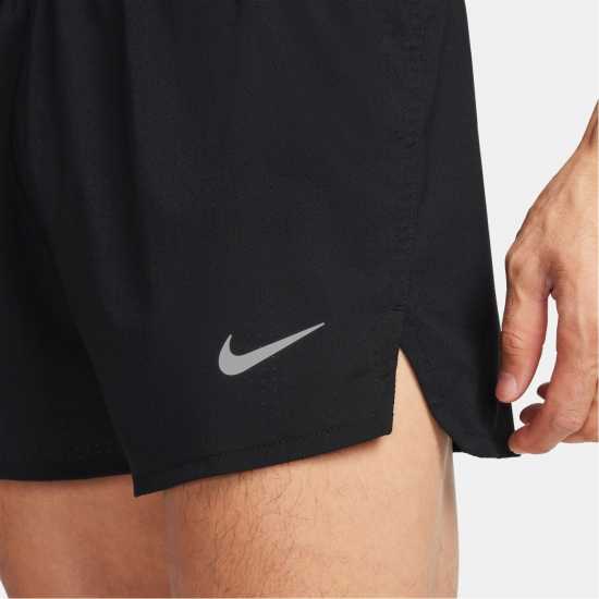 Nike Fast Men's Dri-FIT 3 Brief-Lined Running Shorts Черно/сребро 