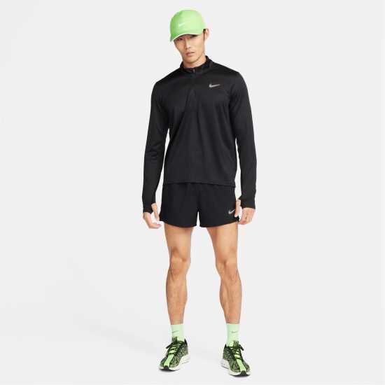 Nike Fast Men's Dri-FIT 3 Brief-Lined Running Shorts Черно/сребро 