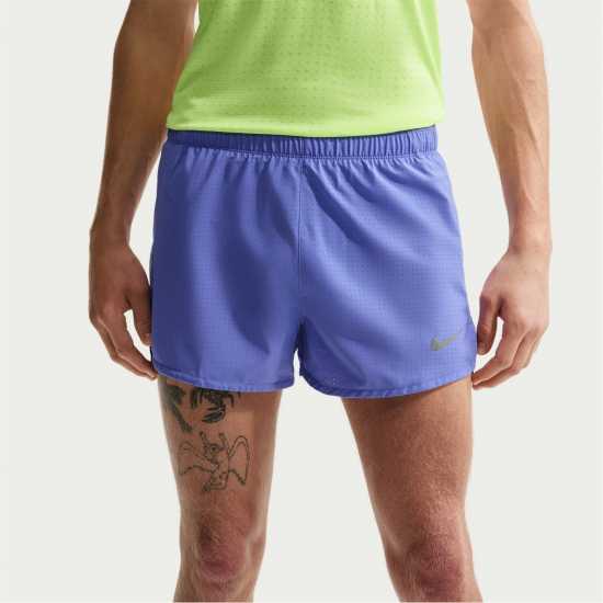 Nike Fast Men's Dri-Fit 3 Brief-Lined Running Shorts Sapphire Nike Fast Men's Dri-Fit 3 Brief-Lined Running Shorts Sapphire