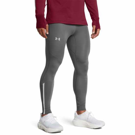 Мъжки дрехи за бягане Under Armour Мъжки Клин За Бягане Armour Ua Launch Elite Cw Tights Running Tight Mens Grey Under Armour Мъжки Клин За Бягане Armour Ua Launch Elite Cw Tights Running Tight Mens Grey Мъжки дрехи за бягане