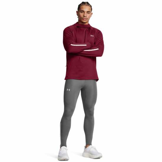 Мъжки дрехи за бягане Under Armour Мъжки Клин За Бягане Armour Ua Launch Elite Cw Tights Running Tight Mens Grey Under Armour Мъжки Клин За Бягане Armour Ua Launch Elite Cw Tights Running Tight Mens Grey Мъжки дрехи за бягане
