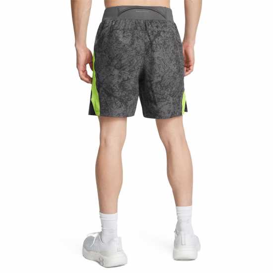 Under Armour Armour Ua Launch Pro 7'' Printed Shorts Running Short Mens Скала/Зелено Мъжки дрехи за бягане