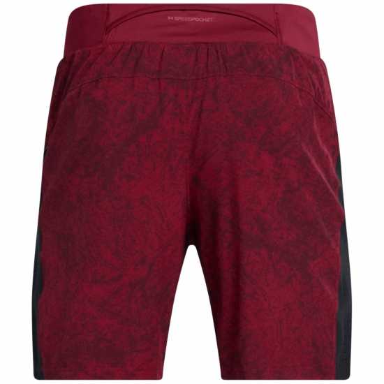 Under Armour Armour Ua Launch Pro 7'' Printed Shorts Running Short Mens Red Мъжки дрехи за бягане