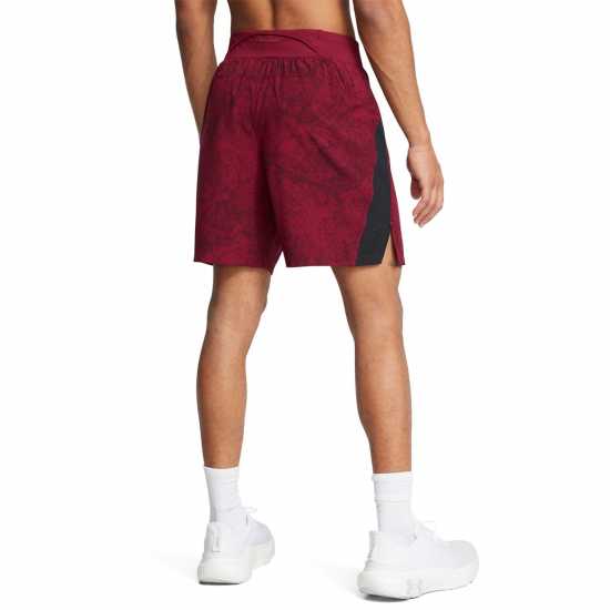 Under Armour Armour Ua Launch Pro 7'' Printed Shorts Running Short Mens Red Мъжки дрехи за бягане
