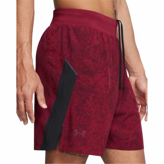 Under Armour Armour Ua Launch Pro 7'' Printed Shorts Running Short Mens Red Мъжки дрехи за бягане
