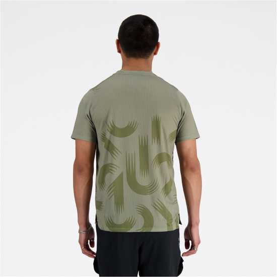 Мъжка Риза New Balance London Edition Printed Athletics Run T-Shirt Mens  Мъжки дрехи за бягане