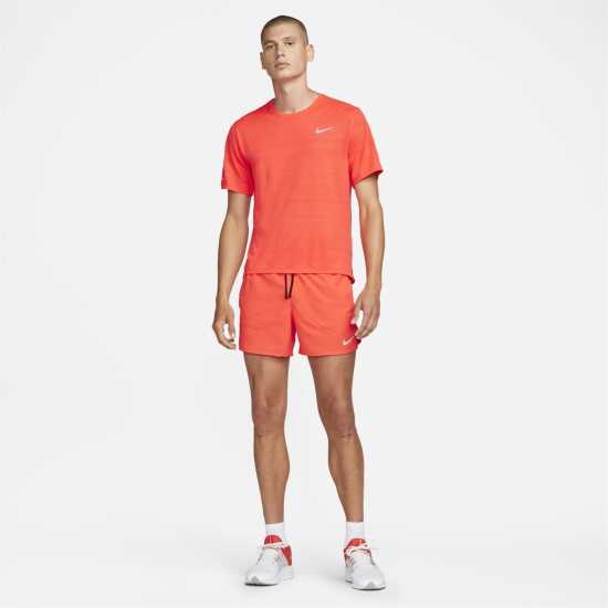 Мъжки дрехи за бягане Nike Спортни Шорти Stride 5In Performance Shorts Mens Crimson Nike Спортни Шорти Stride 5In Performance Shorts Mens Crimson Мъжки дрехи за бягане