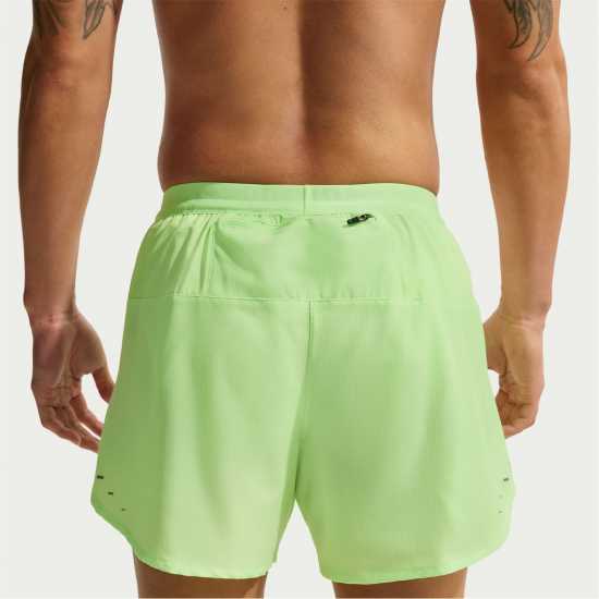 Nike Спортни Шорти Stride 5In Performance Shorts Mens Lime Blast Nike Спортни Шорти Stride 5In Performance Shorts Mens Lime Blast
