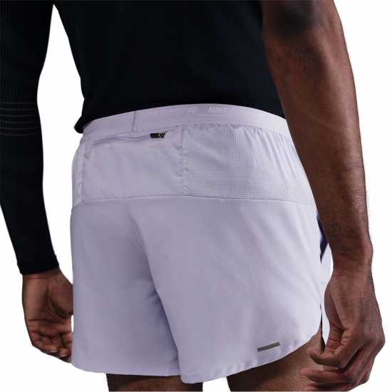 Nike Спортни Шорти Stride 5In Performance Shorts Mens Хидрангеи/Черно Мъжки дрехи за бягане