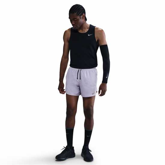 Nike Спортни Шорти Stride 5In Performance Shorts Mens Хидрангеи/Черно Мъжки дрехи за бягане