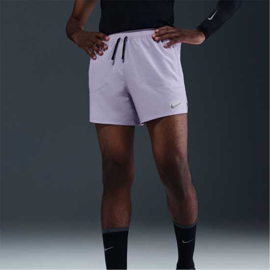 Nike Спортни Шорти Stride 5In Performance Shorts Mens Хидрангеи/Черно Мъжки дрехи за бягане