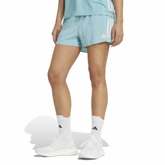 Adidas Дамски Шорти Own The Run Shorts Womens Mint Ton Дамски клинове за фитнес