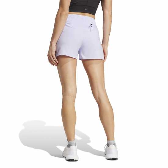 Adidas Дамски Шорти Own The Run Shorts Womens Виолетов оттенък Дамски клинове за фитнес