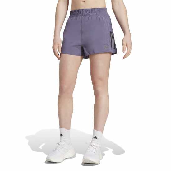 Adidas Дамски Шорти Own The Run Shorts Womens violet Дамски клинове за фитнес
