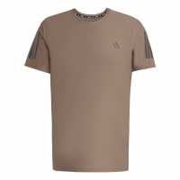 Adidas Мъжка Риза Own The Run T-Shirt Mens Trace Brown Мъжки дрехи за бягане