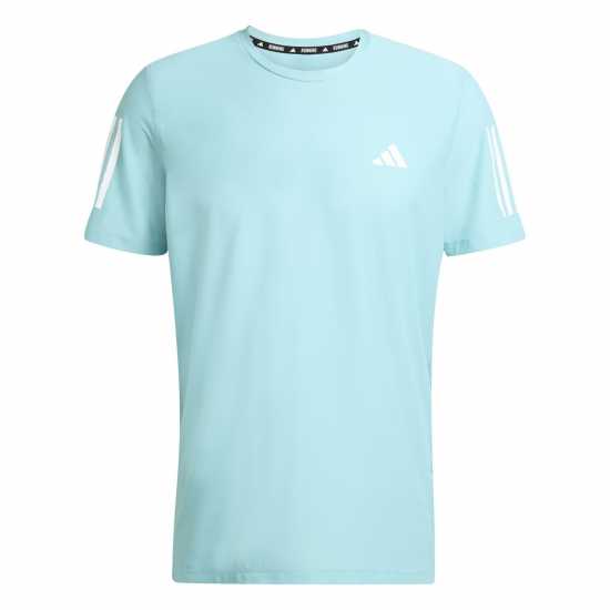 Adidas Мъжка Риза Own The Run T-Shirt Mens Mint Ton Мъжки дрехи за бягане