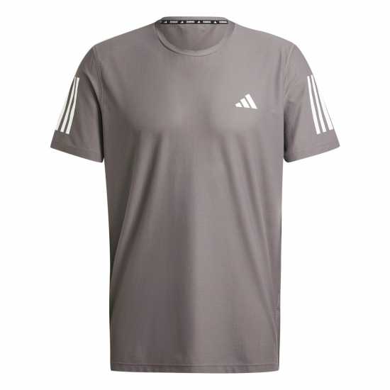 Adidas Мъжка Риза Own The Run T-Shirt Mens Charcoal 