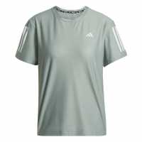 Adidas Own The Run T-Shirt Womens Сребърно зелено Атлетика