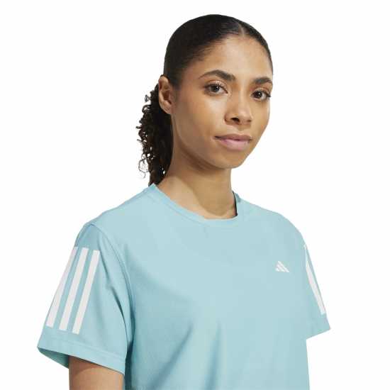 Adidas Own The Run T-Shirt Womens Mint Ton Дамски дрехи за бягане