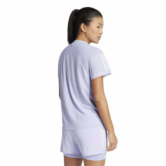 Adidas Own The Run T-Shirt Womens Виолетов оттенък Атлетика
