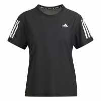 Adidas Own The Run T-Shirt Womens Черно Атлетика
