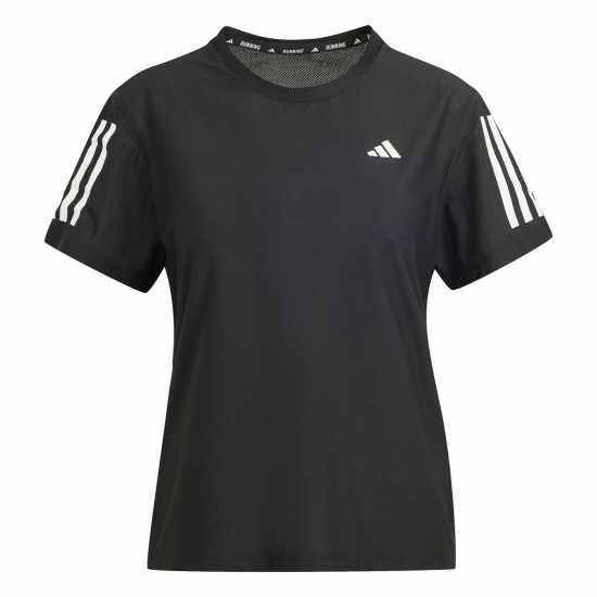 Adidas Own The Run T-Shirt Womens Черно Атлетика