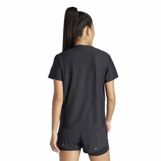 Adidas Own The Run T-Shirt Womens Черно Атлетика