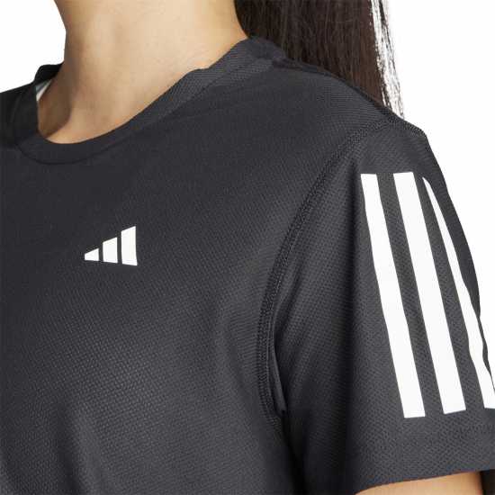 Adidas Own The Run T-Shirt Womens Черно Атлетика