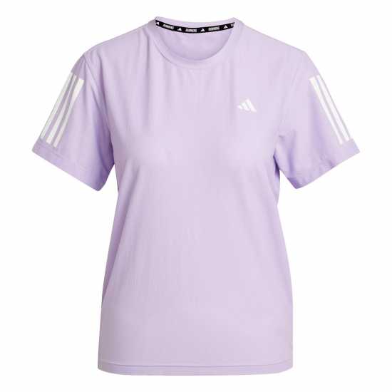 Дамски дрехи за бягане Adidas Own The Run T-Shirt Womens Powder Plum Adidas Own The Run T-Shirt Womens Powder Plum Дамски дрехи за бягане