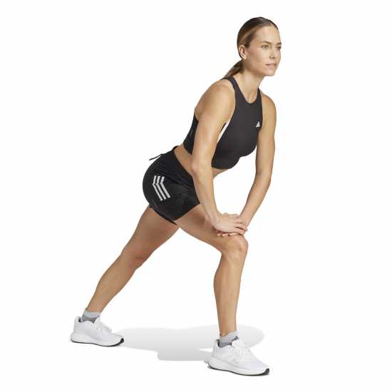 Adidas Дамски Шорти Own The Run 2-In-1 Running Shorts Womens Черно Дамски клинове за фитнес