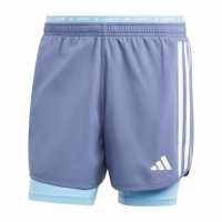Adidas Мъжки Шорти Own The Run 3-Stripes 2-In-1 Shorts Mens