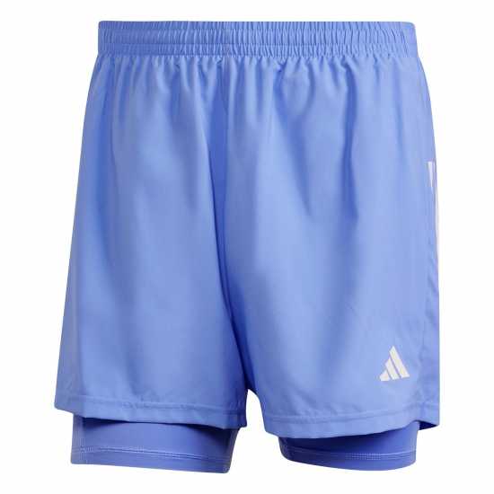 Мъжки дрехи за бягане Adidas Мъжки Шорти За Бягане Own The Run 2-In-1 Running Shorts Mens Blue Fusion Adidas Мъжки Шорти За Бягане Own The Run 2-In-1 Running Shorts Mens Blue Fusion Мъжки дрехи за бягане