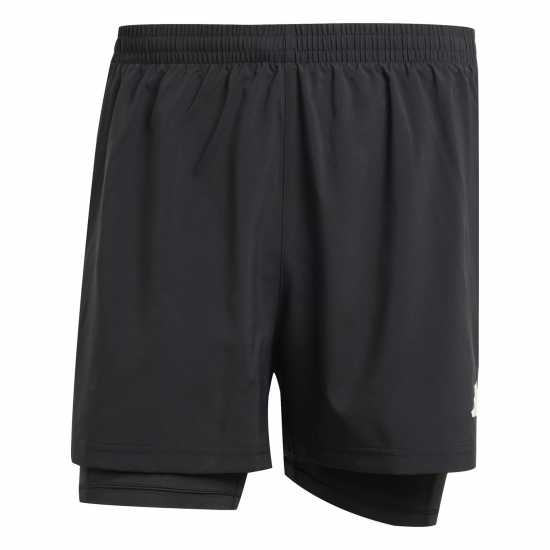 Adidas Мъжки Шорти За Бягане Own The Run 2-In-1 Running Shorts Mens Черно Атлетика
