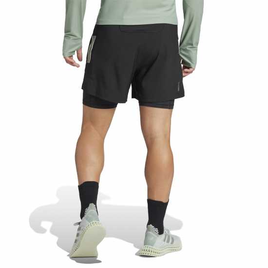 Adidas Мъжки Шорти За Бягане Own The Run 2-In-1 Running Shorts Mens Черно Атлетика