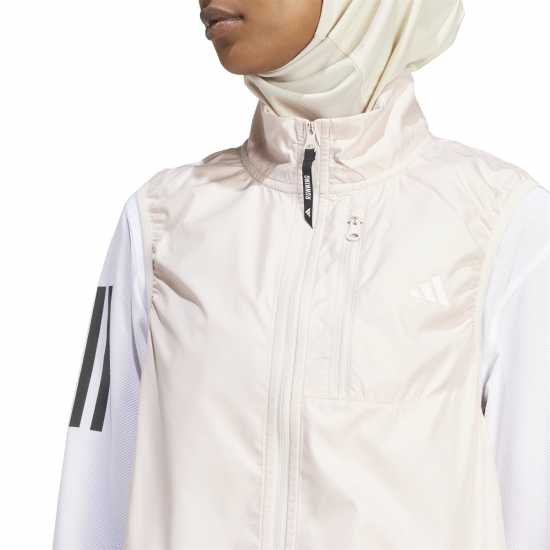 Adidas Own The Run Vest Womens  - Дамски горнища с цип