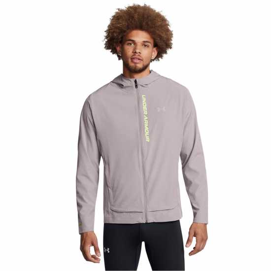 Under Armour Armour Outrun The Storm Jacket Running Mens Сиво Мъжки якета и палта