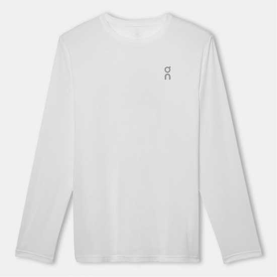 On Men's Core Long-Sleeve Performance Running Tops Бяло 