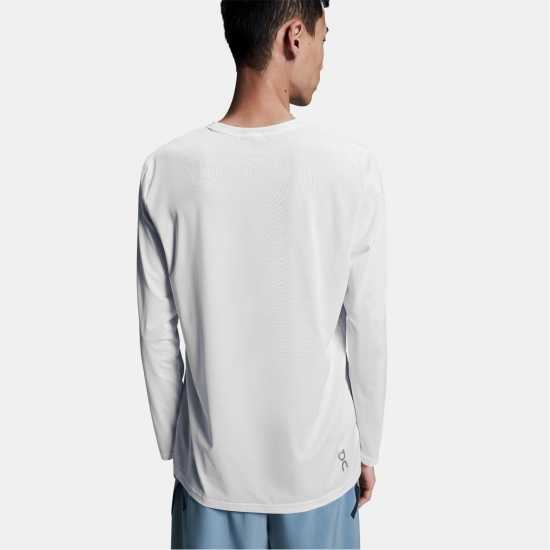 On Men's Core Long-Sleeve Performance Running Tops Бяло 