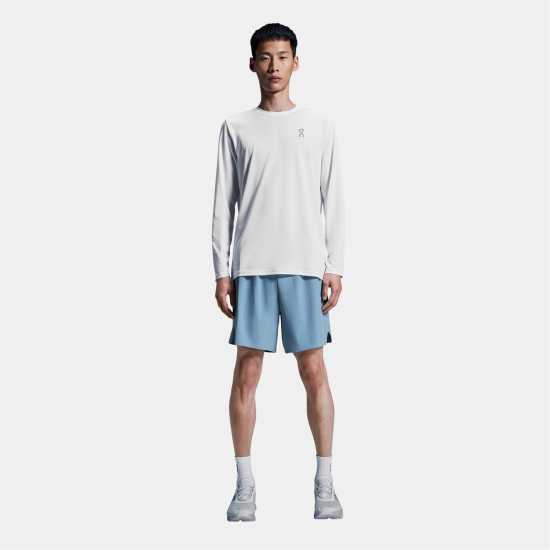 On Men's Core Long-Sleeve Performance Running Tops Бяло 