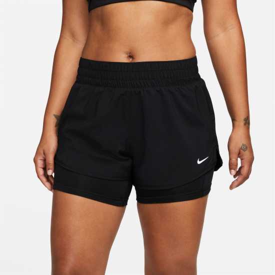 Nike One Women's Dri-FIT Mid-Rise 3 2-in-1 Shorts  Дамски клинове за фитнес