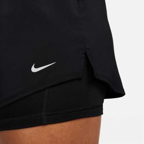 Nike One Women's Dri-FIT Mid-Rise 3 2-in-1 Shorts  Дамски клинове за фитнес